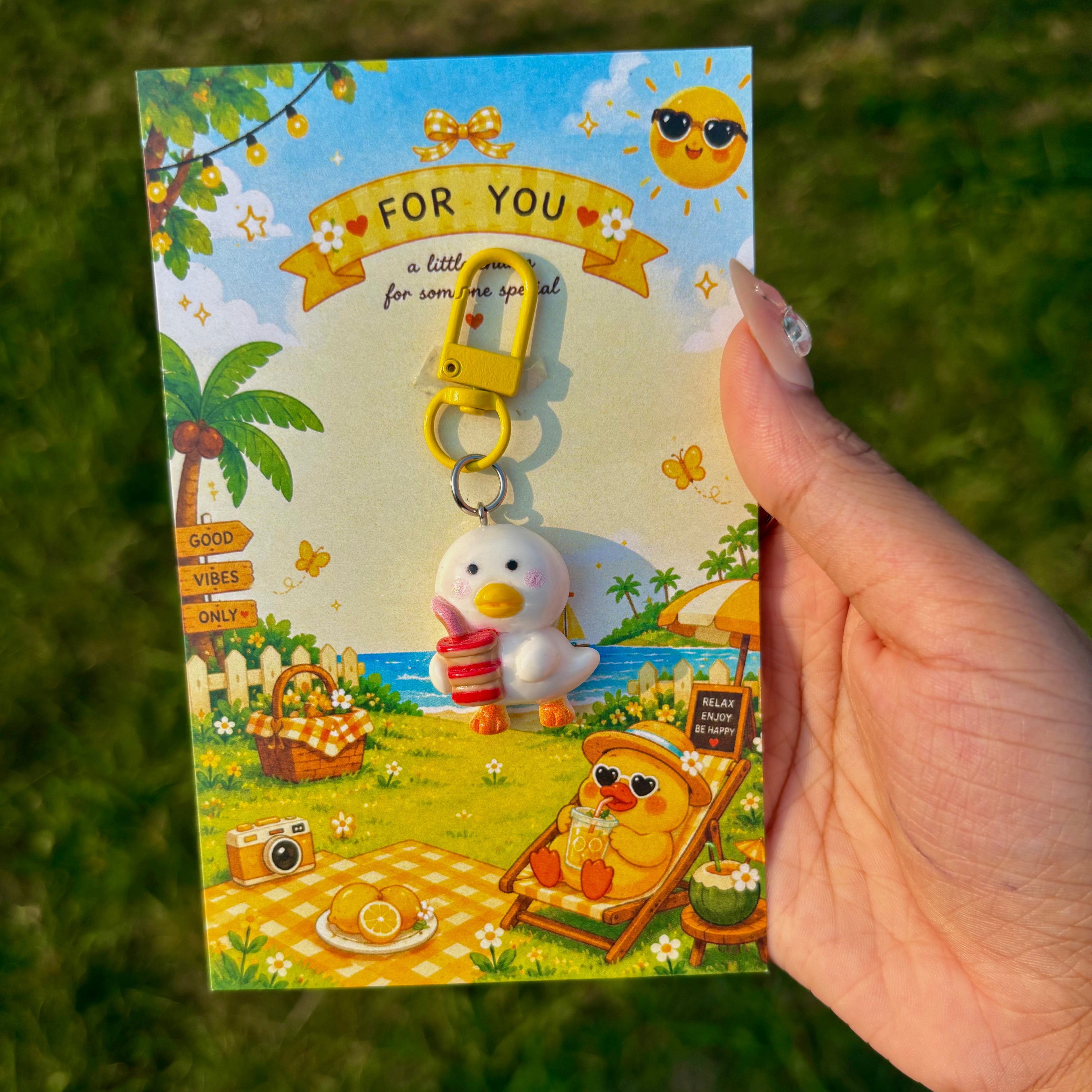 Ducky Charm Card